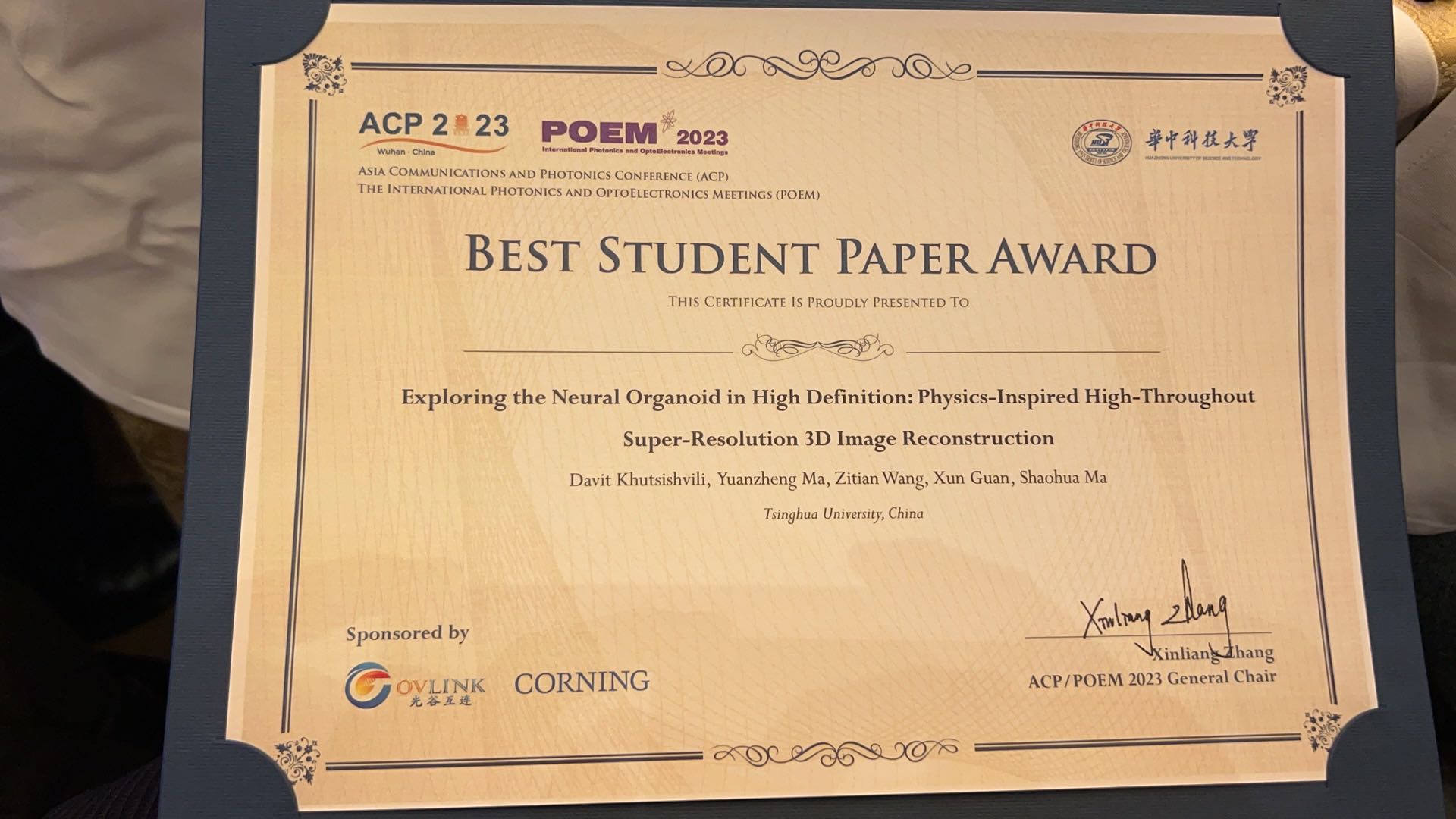 ACP2023 Award